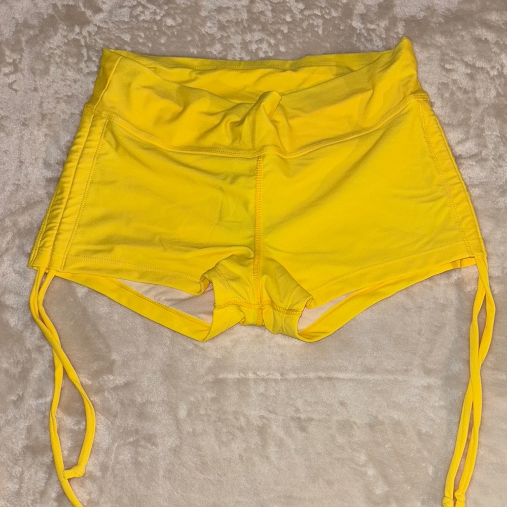 Yellow Women's Shorts